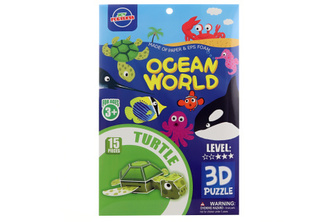 Puzzle 3D želva