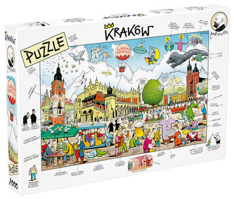 Puzzle 1000 elementów autorstwa Andrzeja Mleczki - Kraków