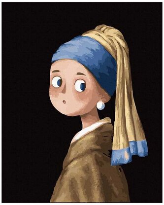 Numeromalowanie Classic 40x50 Bajkowa Dziewczyna z Perłą, iPicasso