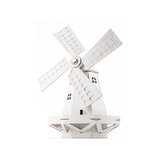 Zabawka z tektury Wiatrak (biały). Leolandia