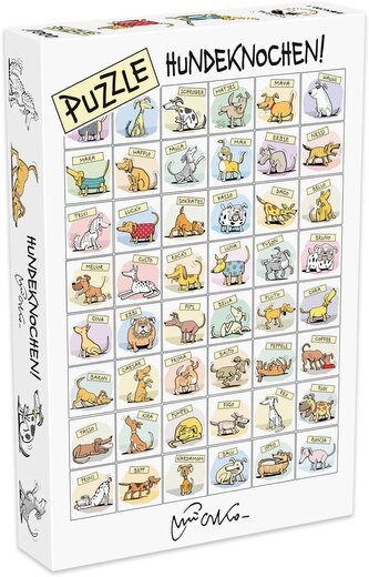 Puzzle Hundeknochen. 1000 el.