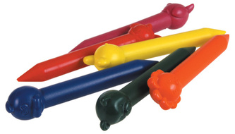 Kredki woskowe 6-kol. Zwierzątka Colorino Patio