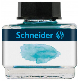 Atrament do pióra szklany kałamarz, 15ml, ciemnoniebieski, Schneider