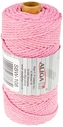 Sznurek bawełniany SBW-108 różowy 3mm x 100m (splot 21 nitek), Aliga