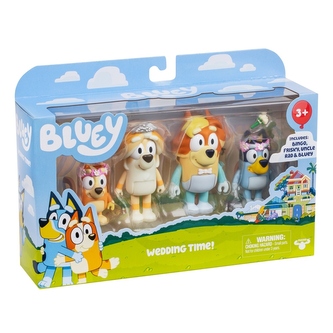 Bluey. Figurki 4Pak. Wesele Wujka