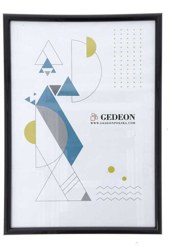 Ramka 21 x 29 7 cm szkło czarna BB2130B, Gedeon