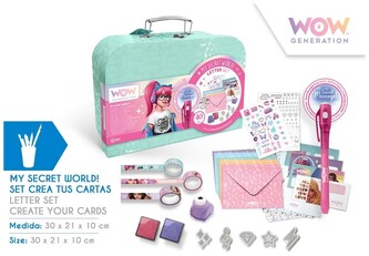 Zestaw Papeteria w akcesoriami w Walizeczce Wow Generation, Kids