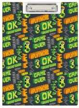 Teczka z klipem A4 z nadrukiem Game, Biurfol