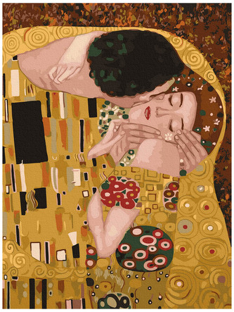 Numeromalowanie Classic 30x40 Pocałunek (Gustav Klimt), iPicasso