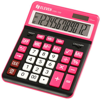 Kalkulator CDC120BK-RD, Eleven 