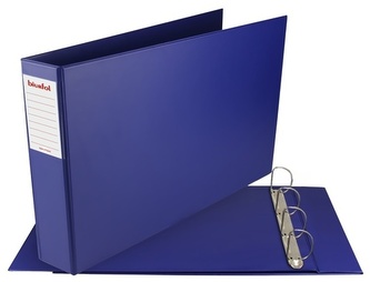 Segregator A3 poziomy 4R D52 granatowy SE-04-13, Biurfol