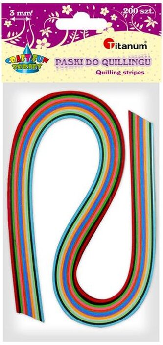 Paski do quillingu 3mm 200szt, Craft Fun