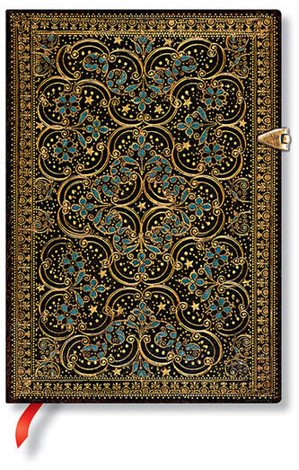Notes The Queen’s Binding, Restoration Midi w linię, Paperblanks