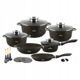 Sada mramorových hrnců a pánví - 17ks