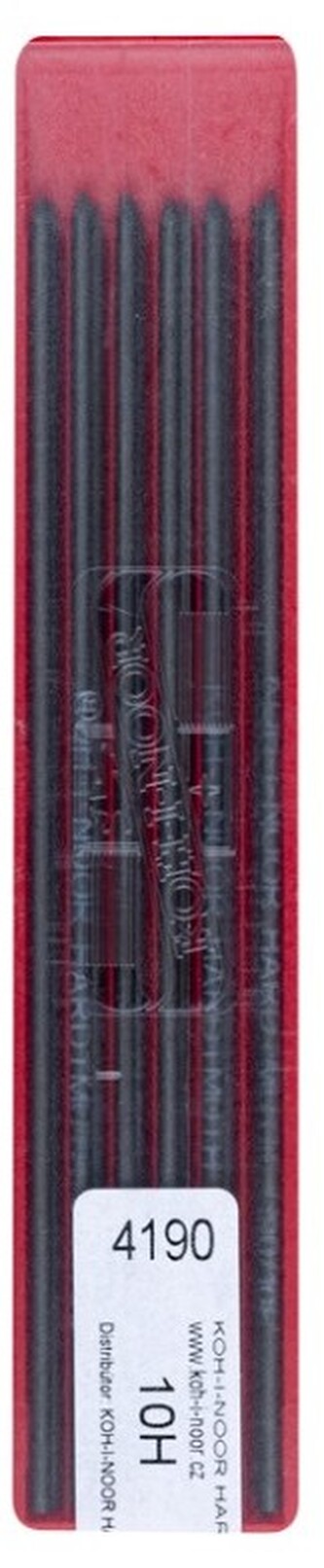 Grafity 2.0mm 10H op. 12 pręcików 4190, Koh-I-Noor