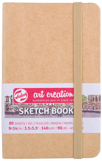 Szkicownik 9X14 kraft Art Creation, Talens