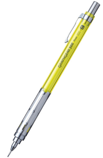 Ołówek automatyczny 0.9 mm GraphGear 300 żółty PG319-TGX, Pentel