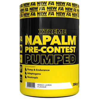 Fitness Authority Napalm Pre-Contest Pumped 350 g grape (hrozno)