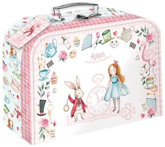 Kuferek szkolny wiel. 35cm Alice’s adventurer, Argus