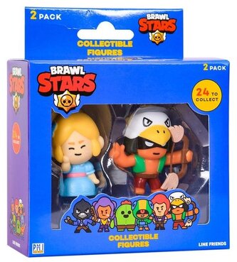 Figurky Brawl Stars 2 pack Piper a Bo