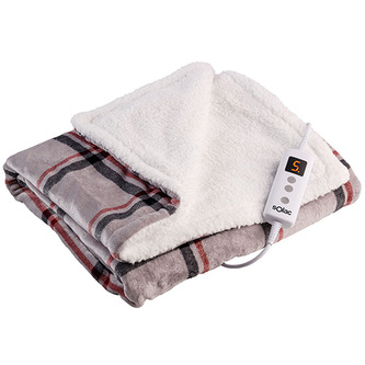 Vyhřívací podložka Solac, CT8611, MALMO, elektrická, topná, 150x90 cm, PTC technologie, 10 teplotních stupňů, časovač, automatické vypnutí, 120 W