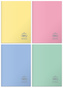 Zeszyt A5 60 k kratka Eco PP, Pastel colors, Herlitz
