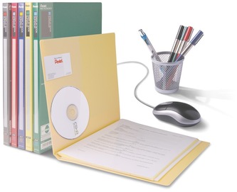 Album ofertowy 20 koszulek A4 żółty  Superior, Pentel