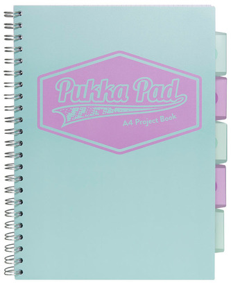 Kołonotes Project Book Pastel  A4 kratka morski, Pukka Pad
