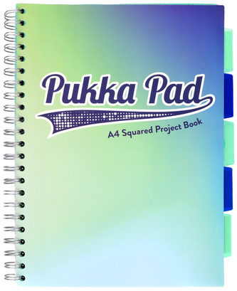 Kołonotes Project Book A4 100k 80g kratka Seafoam morski, Pukka Pad