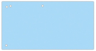 Przekładki karton, 1/3 A4, 240x105mm, 100szt, niebieskie, Office Products