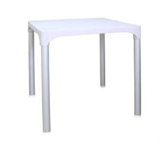 Mega Plast, plastový stůl VIVA, 72 x 72 x 72 cm, bílý