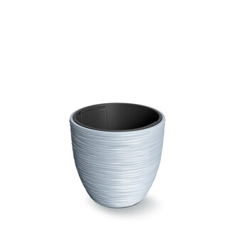 Květináč s vkladem FURU světle šedý, varianta 39 cm