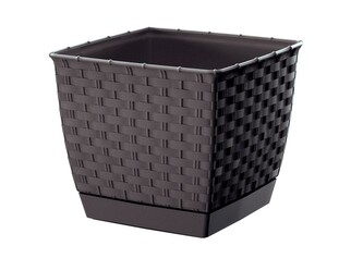 Květináč Ratolla Square umbra, varianta 14,5 cm