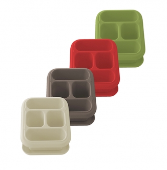 PRACTIC, držák na příbory 17 x 16 x 13 cm, krémový