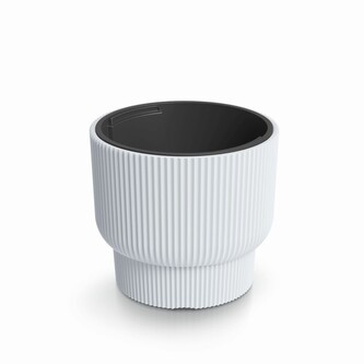 Květináč MILLA III bílý, varianta 29,9 cm