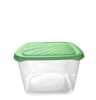 Mega Plast, Dóza Frigo basic 19,5 x 19,5 x 13 cm (3 l), hranatá, růžová, žlutá, modrá nebo zelená