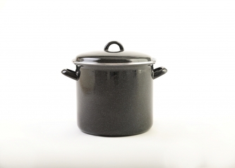 Olymp, Hrnec s poklicí 22 cm, 7,5 l ČERNÝ GRANIT (4)