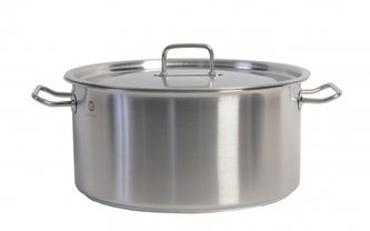Metalac, Kastrol s poklicí 34 cm, 10 l, INOX PROFESSIONAL