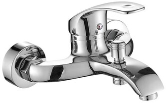 Vanová baterie MEXEN FABIA stříbrná