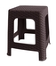 Mega Plast, Taburet I polyratan, 36 x 33 x 33 cm, wenge