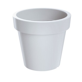 Květináč Lofly bílý, varianta 19,6 cm