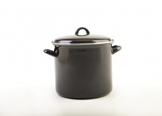 Olymp, Hrnec s poklicí 24 cm, 9 l ČERNÝ (4)