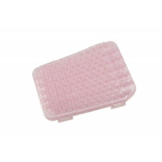 Masážní žínka Yate do sauny - světle růžová