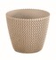 Květináč PLOWY ECO natural hnědá, varianta 15,7 cm