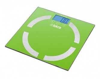 ISKRA, osobní diagnostická váha GBF1530-GR, 300 x 300 mm, 150 kg, zelená