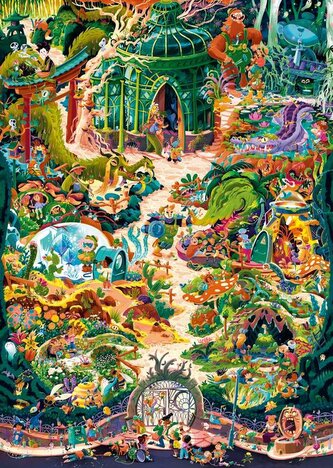 HEYE Puzzle Botanická zahrada 2000 dílků