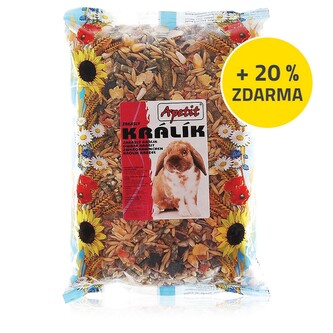 Apetit zakrslý králík 800g+20%