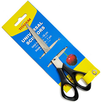 Nożyczki 16 cm (ostrze 7 cm) na blistrze S02088, Titanum