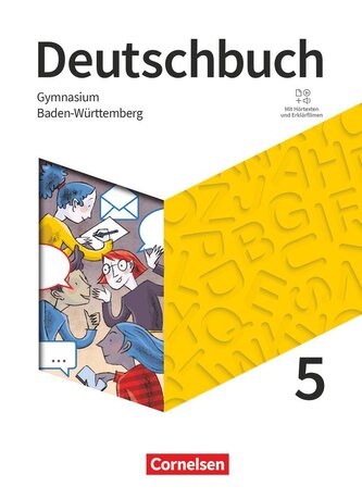 Deutschbuch Gymnasium 5. Schuljahr - Baden-Württemberg - Ausgabe 2025 - Schulbuch mit Hörtexten und Erklärfilmen