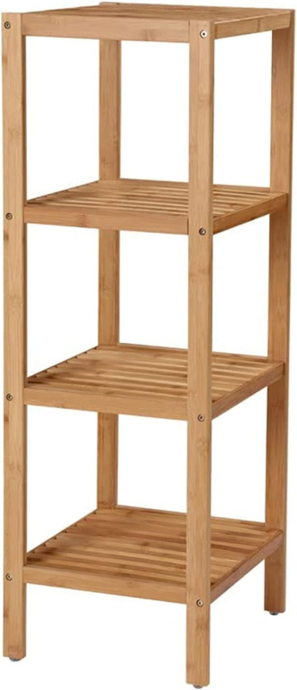 SONGMICS Koupelnový regál bambus 33x33x98cm